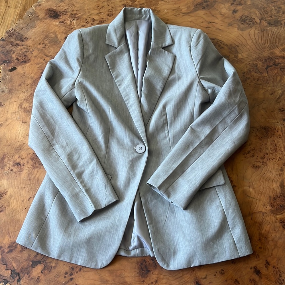 Blazer, business casual, grey blazer, work attire, fall fashion
